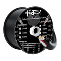 HiFind 12/2 Gauge Speaker Wire Cable 50 Ft-Tinned OFC Copper-UL CL3 Rated- Indoor/Outdoor-Pro Series 12 AWG-UV PVC Jacket&Cotton, Hi-Fi Sound for Car Audio,Home Theater Speakers,Stereos-Black