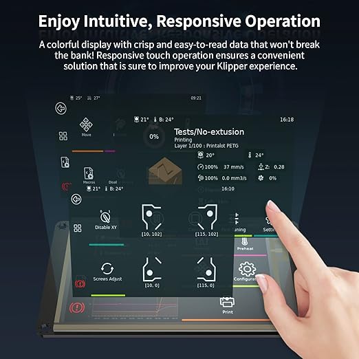 BIGTREETECH TFT35 SPI V2.1 Graphic Smart Display Compatible BTT Manta M8P/M4P/M5P, Manta E3EZ Control Board + CB1 Support Running Klipper Firmware DIY Upgrade 3D Printer