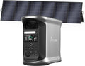 AMPACE Andes 1500 Power Station 2400W(Surge 3600W) Solar Generator with 500W Solar Panel, 1462Wh Solar Power Station, 1800W A-Boost Fast Charging, APP Control, Emergency Power for Home Use