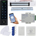 MENGQI-CONTROL WiFi Remote Manage IP66 Watreproof Access Control Keypad 600lbs Magnetic Lock Push Exit Button Smart Phone App Remote ADD/Delete User