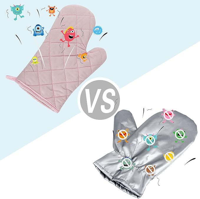 Tingtio Garment Steamer Ironing Gloves Flexible Anti Steam Mitt Heat Resistant Waterproof Protective Ironing Glove for Steaming Clothes -1 Pair