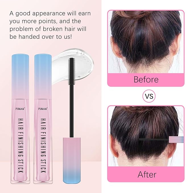 PasaRose Hair Wax Stick Set (3 Pcs) - Edge Control, Styling Stick for Baby Hair and Wigs, Frizz-Fixing for Slick Finish