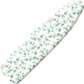 Extra Thick Ironing Board Cover and Pad, 15x54 Ironing Board Cover, Resist Scorching and Staining,Elastic Edges,Sage Green Spring Summer Eucalyptus