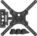 MOUNTUP TV Wall Mounts for Most 26-60 Inches TVs, Full Motion TV Bracket with Swivel and Extension, Articulating Arms, Tilt, Leveling, Single Stud Design, Max VESA 400x400mm up to 77lbs, MU0009