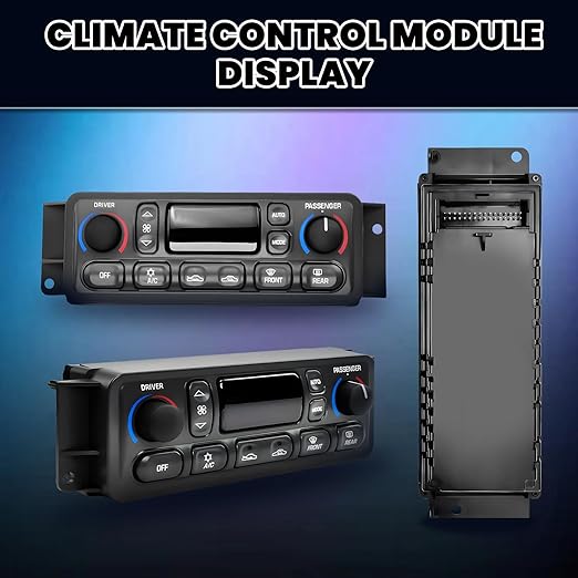 09352181 AC Climate Control Module Compatible with 1997-2004 Chevy Corvette C5 5.7L OE# 10345293, 16254311, 09380441 - A/C Heater Control Panel Switch