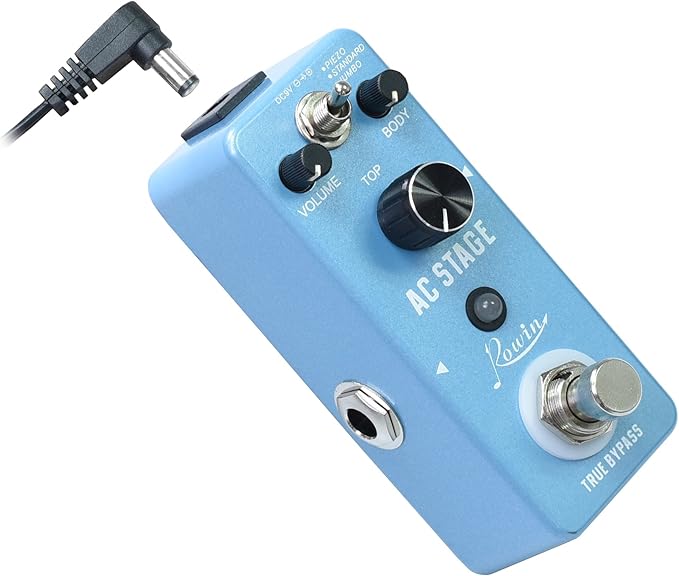 Rowin Acoustic AC Stage Acoustic Guitar Simulator Pedal