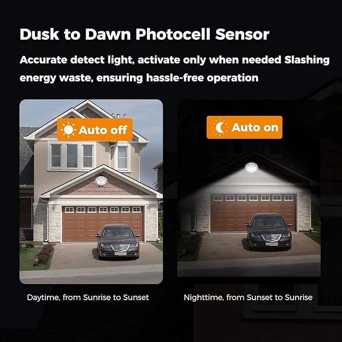 AIKVSXER 200W LED Barn Light 30000LM Dusk to Dawn LED Outdoor Area Security Light with Photocell IP66 Waterproof 6500K Daylight for Yard Street Farm Garden Garage 12 Pack