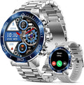 SOUYIE Smart Watch for Men,1.43''AMOLED Screen with 24 Hours Healthy Monitor, 100+ Sports Modes Fitness Tracker Watch, High-Capacity Battery Pedometer Calorie Smartwatch Compatible Android iOS