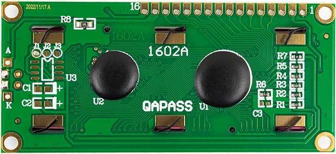 naughtystarts 2pcs 1602A LCD Display Module DC 5V 16x2 Character HD44780 Controller LCM Blue Blacklight for Arduino, Raspberry Pi Pico