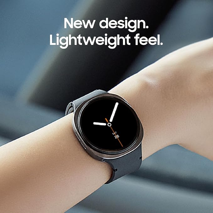 Samsung Galaxy Watch 8 (2025) 40mm Bluetooth Smartwatch, Cushion Design, Fitness Tracker, Sleep Coaching, Running Coach, Energy Score, Heart Rate Tracking, Graphite [US Version, 2 Yr Warranty]