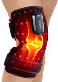 PEEWF Wireless Red Light Therapy for Knee Pain Relief – 660nm Red & 880nm Infrared Heating Pad for Arthritis, Joint & Muscle Pain – Adjustable Fit, Ideal for Seniors & Home Use