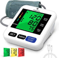 Panacare Blood Pressure Machine, Automatic Upper Arm Blood Pressure Monitor for Home use, 2x99 Readout and BP Cuff, 3.4" 3-Color Backlit Screen, Adjustable Large Cuff (8 to 16 inches), Black