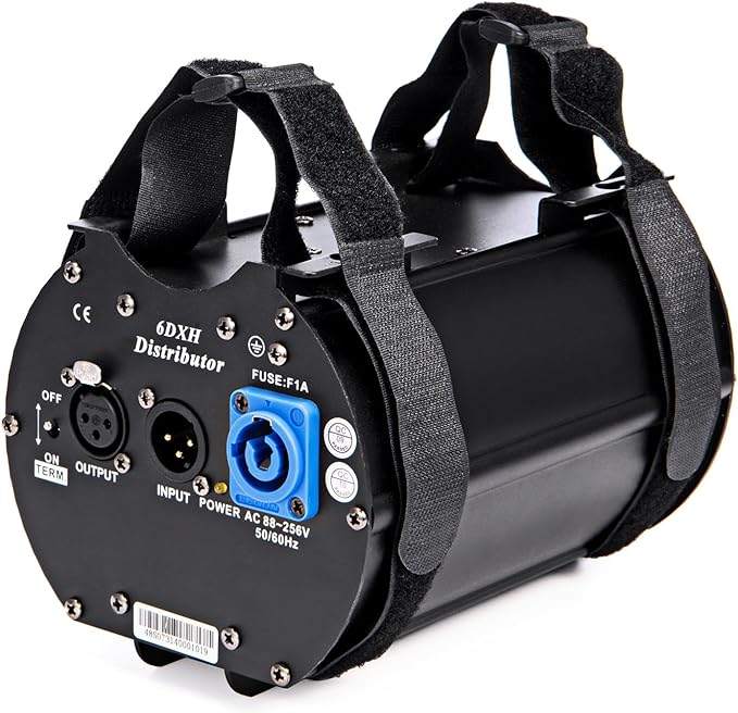 MFL. DMX Splitter with One Input 6-Way Distributor 3-Pin Xlr Separate Dmx Signal Amplifier System