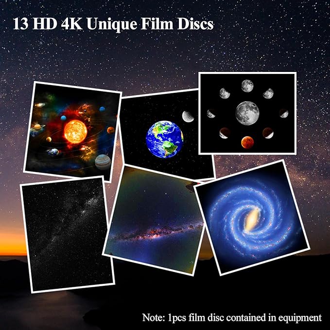 Planetarium Projector, Star Projector Galaxy Lights Gifts for Teen Boys, Teenage Girls, Galaxy Projector for Bedroom Night Light for Kids - Black