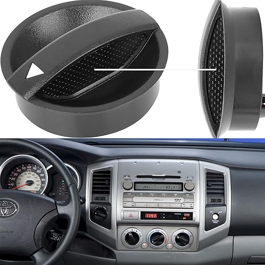 Tacoma HVAC Heater Control Knob Compatible with 2005-2011 Toyota Tacoma Dials Blower Temperature Air Flow Control Switch Knob 65551820A 758695