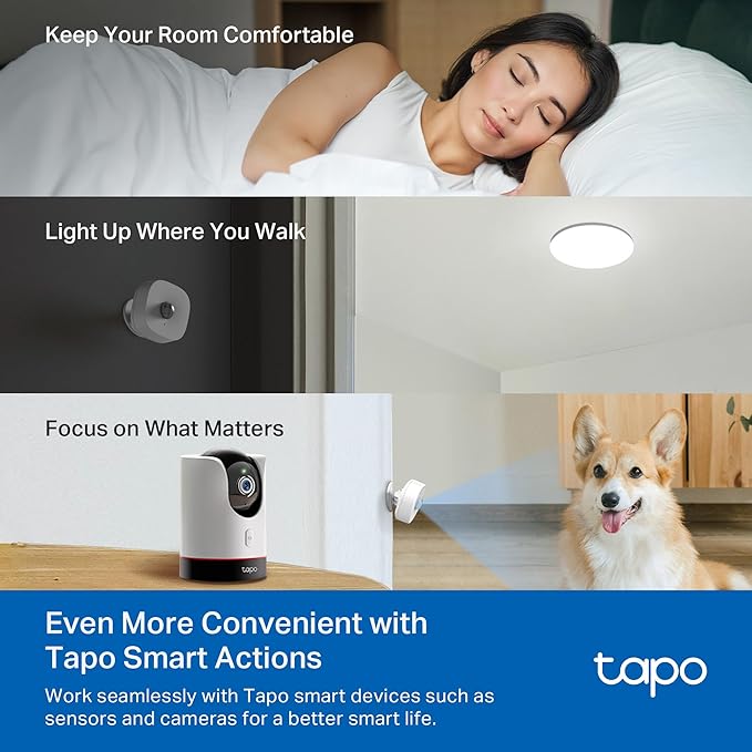 Tapo Smart IR & IoT Hub with Chime - Universal Remote for TVs, ACS, & 18+ Device Types, Matter-Certified, Supports 8,000+ Infrared Brands, Voice & App Control, Custom Schedules & Automations, H110