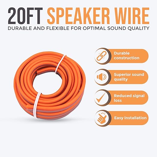 Elite Audio Premium 0 Gauge CCA Amplifier Installation Wiring Amp Kit, 3600 watt High-Power Wiring with Triple Shielded RCA’s and ANL Fuse Holder - EA-PRMK0 Amp Install Kit