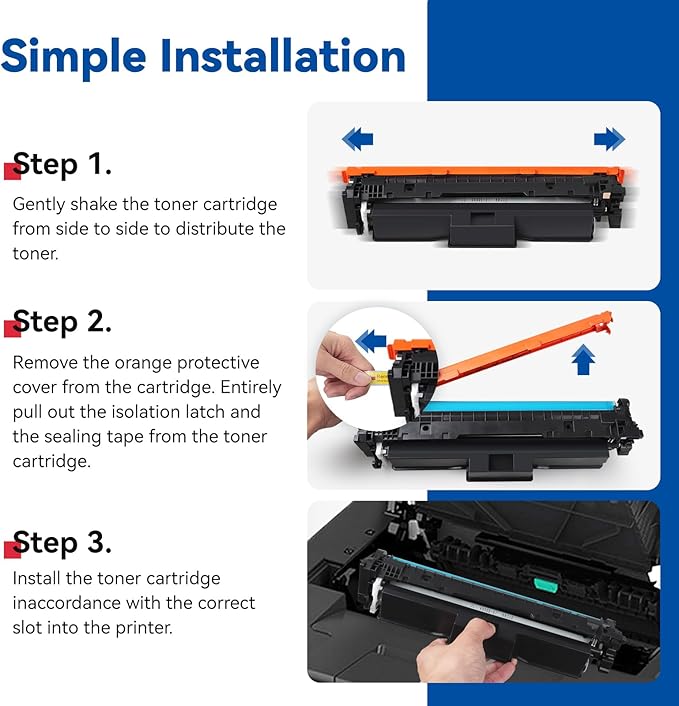 210X W2100X Black NO-CHIP Version Compatible Toner Cartridges Work for HP Color Pro 4201 4201dw 4201dn MFP 4301 MFP 4301dw MFP 4301fdn MFP 4301fdw Series Printer High-Yield 1-Pack