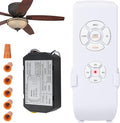 LPHUMEX Ceiling Fan Light Remote Control Kit with Ultra-Small Receiver – Ceiling Fan Speed, Timer & Light Control, Universal Compatibility for AC Motor Hunter/Honeywell/Hampton Bay/Other Ceiling Fans