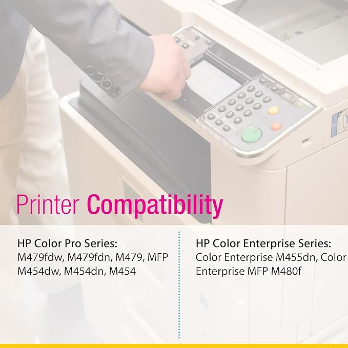 CS Replacement Compatible with HP 414X Toner Cartridge W2020X to use with Color Pro M479fdw M479fdn M479 MFP M454dw Color Enterprise M455dn MFP M480f (Black, 1-Pack)