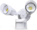 JJC LED Security Lights,Motion Sensor Flood Light Outdoor Fixture,3000LM 27.5W(120W Equiv.),IP65 Waterproof,5000K Daylight White ETL Listed Outdoor Lighting White (Not Solar Powered)