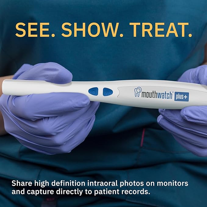 True 1080p HD Intraoral Camera, Show and Capture High-Resolution Images and Video in Over a Billion Color Shades. Seamless Integration with 50+ Dental Imaging Suites Guaranteed.