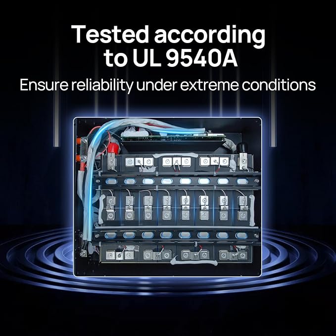 ECO-WORTHY Home Power Station Backup Power,10240Wh LiFePO4 Battery Support Communication、Bluetooth and WiFi,AC 5000W Inverter, 2Hr/5Hr Fast Charge,for Home Backup,Emergency,Solar System Components