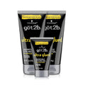 got2b Ultra Glued Invincible Styling Gel Set, 6 Fl Oz (2-Tube) + 1.25 Fl Oz Travel Size, Hair Gel for Men and Women with Extra Strong Hold, Non-Sticky, No-Flake Formula for Vertical Styles