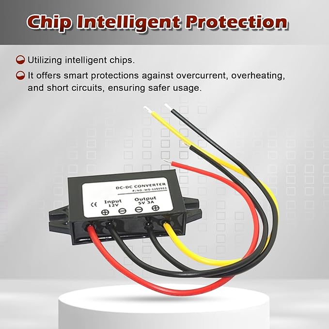 DC 12V Boost to 24V 20A 480W Boost Converter Power Converter Waterproof Module Transformer is Used for Golf Cart, CLU bcarand Other Vehicles