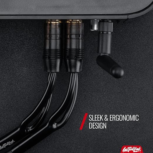Install Link RCA Audio Cable for Subwoofer or Stereo Cable, Y Adapter 1-Female to 2-Male Splitter, 2pk
