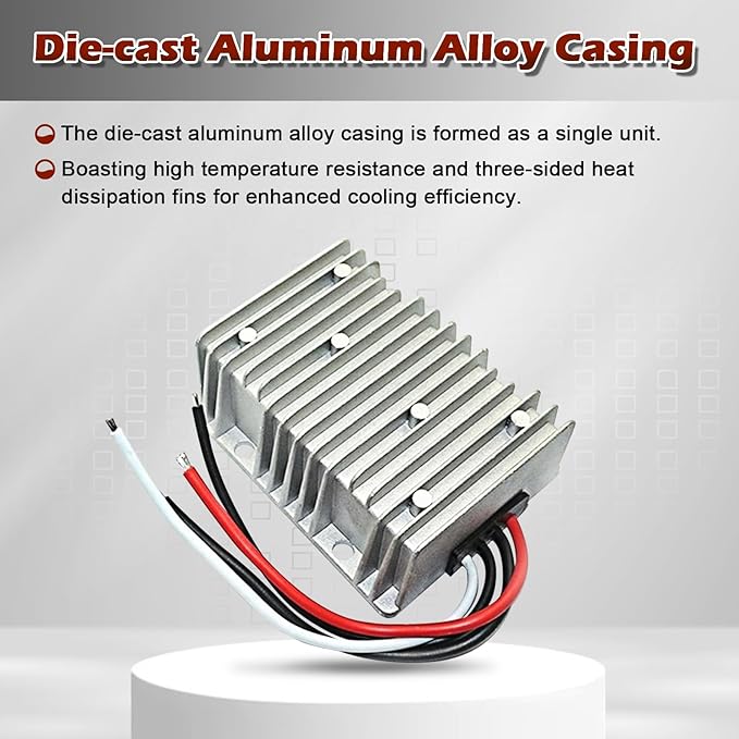 12V to 24V DC Step UP Converter DC Converter Regulator 1A 24W Power Supply Adapter for Golf Cart Club Car Truck Vehicle Boat Solar System