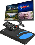 OREI HDMI Switcher 4 in 1 Out with Quad Screen Multiviewer - Supports 1080p, DTS/Dolby Audio, IR Remote Control, Seamless Switching, Compatible with HDMI Devices