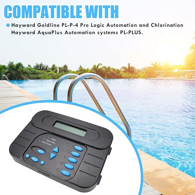 FEXON Local Display Controller Compatible with Hayward PL-P-4 Goldline Pro Logic Automation and Chlorination Replaces GLX-PL-LOC-P-4 AQL-P-4-CUL