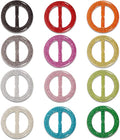 T-Shirt Clips 9 PCS, Clothes Corner Knotted Button, Fashion Alloy Pearl Rhinestone Circle Clip Buckle Round Shirt Silk Scarf