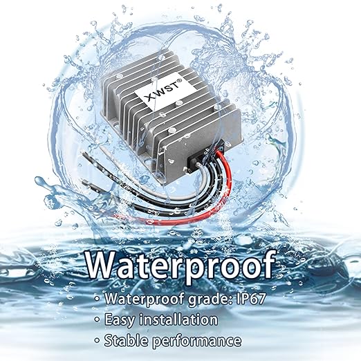 DC DC Stabilizer 9V-36V to 12V Boost Buck Converter 30A 360W Waterproof Automatic Step Up/Down Voltage Regulator 12V Volt Transformer Module