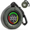 DS-100 Portable Carbon Monoxide Detector for Travel, 140H Standby, CO Detector with Magnetic Back, 3-in-1 CO Monitor with Audible & Visual Alarm for Camping, Hotel, Car & RV
