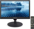 SKitphrati 15.6 Inch Small Computer PC Monitor, 1366x768 Video Screen With HDMI VGA BNC Ports, VESA Mounting, NVR/DVR for Home Office, Built-in Speakers