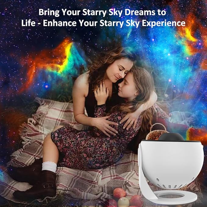 Star Projector, Galaxy Projector for Bedroom, Planetarium Projector Night Light with 13 Slide Discs & 360° Rotation, Space Projector for Kids Adults