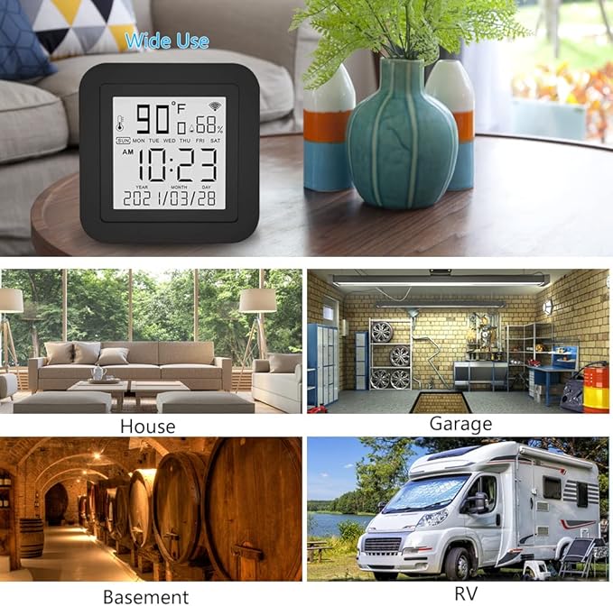 eMylo USB Smart WiFi IR Remote Control with Temperature & Humidity Sensor – Tuya App Control, Compatible with Alexa, Universal Controller for TV/AC/Audio/DVD