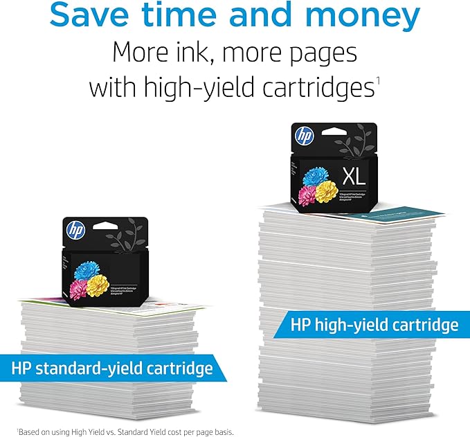 HP 67 Black Ink Cartridge | Works with DeskJet 1255, 2700, 4100 and Envy 6000, 6400 Series, Eligible for Instant Ink, 3YM56AN | Packaging May Vary