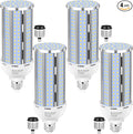 XYCN 4 Pack 100W Corn LED Light Bulb Fanless,5000K Daylight(1000 Watt Equivalent) E26/E39 Large Mogul Base LED Cob Lamp 15,800LM for Outdoor Indoor Garage Warehouse Factory Workshop Street Backyard