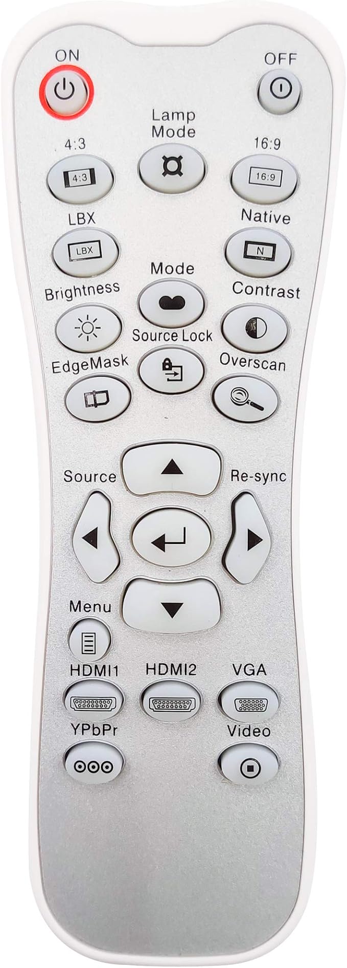 INTECHING BR-3042B Projector Remote Control for Optoma HD180, HD20, HD200X, HD200X-LV, HD20-LV, HD22, HD2200, HD23, VDHDNG, VDHDNZ