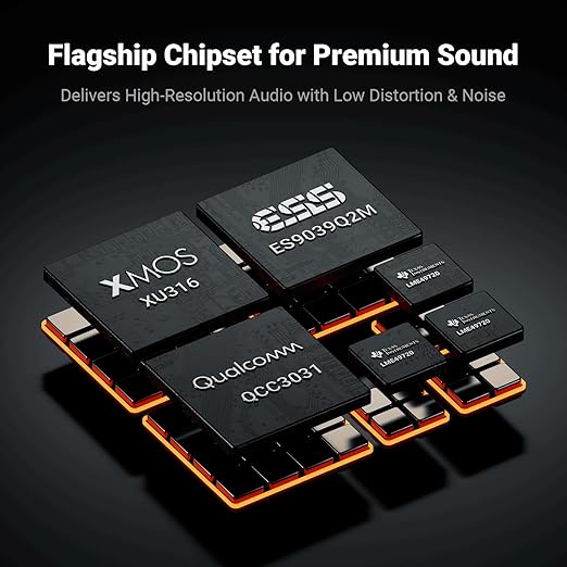 Fosi Audio ZD3 Desktop DAC Preamp, Fully Balanced Digital to Analog Audio Converter with ES9039Q2M for Home Stereo Amplifier, Bluetooth/USB/Optical/Coax/TV HDMI ARC Input, XLR/RCA Output with Remote