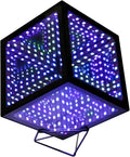 Heepulor Infinity Hyper Cube LED Table Lamp, Color-Changing Music-Sync APP-Controlled Ambient Light for Gaming, Party, Home (Small 4Inchs)