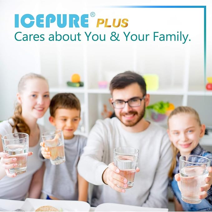 ICEPURE PLUS Remove Heavy Metals NSF/ANSI 53&42 NSF/ANSI/CAN 372 DA29-00003G Replacement for Samsung DA29-00003B DA29-00003A, DA29-00003D DA29-00003F DA97-06317A, HAFCU1, WF289, WSS-1, 4PACK