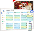 27 Inch Digital Calendar Chore Chart with Touchscreen - 1080P Full HD Interactive Display, Wall & Desk Mountable Family Planner, to-Do List & Meal Planner, Digital Picture Frame Gifts for Women Mom