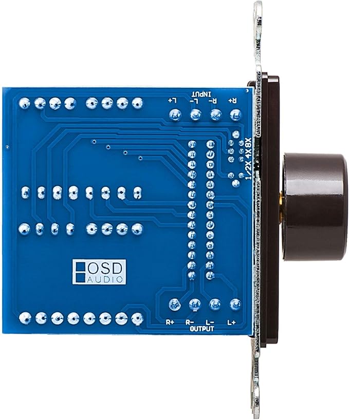 OSD Audio 300W in Wall Volume Control Impedance Matching for Home Speakers, Rotary Knob Brown SVC300