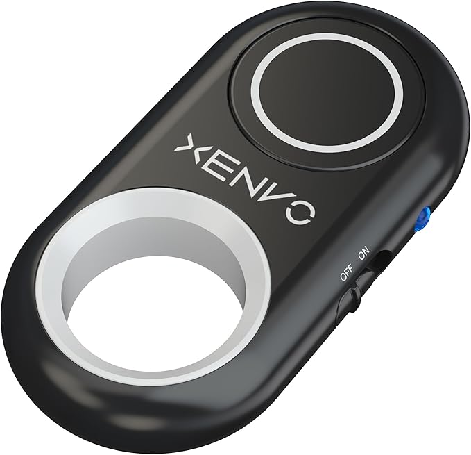 Xenvo Shutterbug - Camera Shutter Remote Control - Bluetooth Wireless Selfie Button Clicker - Compatible with iPhone, iPad, Android, Samsung, and Google Pixel Cell Phones, Smartphones and Tablets