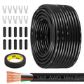 MOOKEERF 14/4 AWG Mini-Split Cable - 150FT 14 AWG 4 Conductor Control Cable 300V Stranded Oxygen-Free Pure Copper Wire for Mini Split Air Conditioner,Heat Pump,HVAC Systems and Speaker Systems