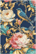 Bvtewkhz Floral Birds Morris No Device Single Blank Decorative Outlet Covers Light Switch Plate Electrical Receptacle Switchplate For Bathroom Kitchen Bedroom